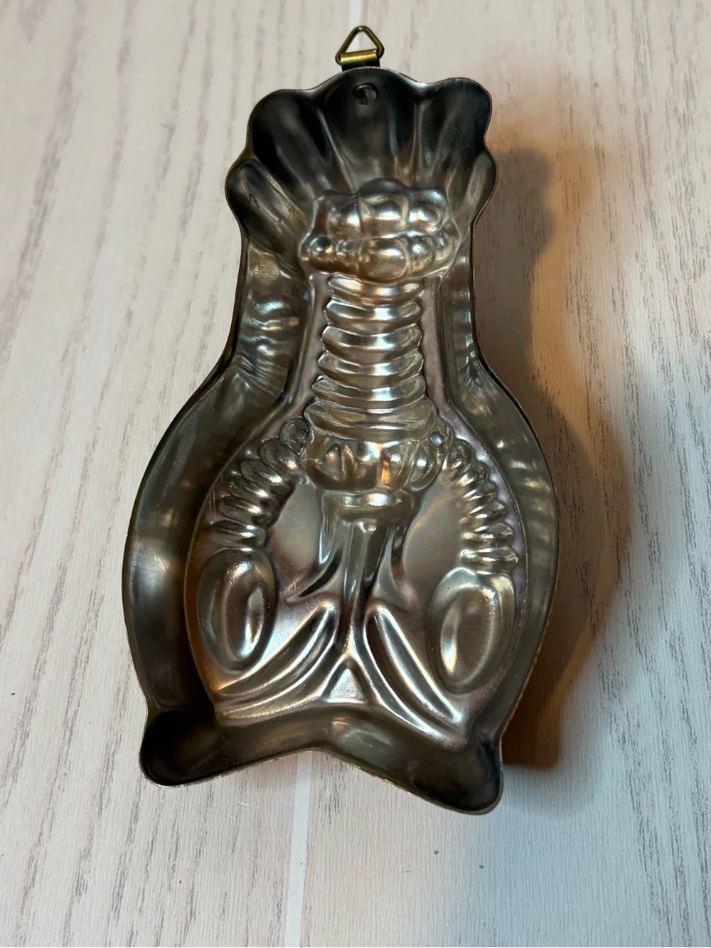 Copper Lobster Food Mold 7 inch Decorative Wall Hanging Mid-Century Modern